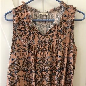 Flowy floral boho top